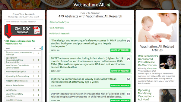 Vaccination Research Dashboard